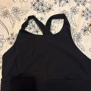 Fabletics Black High-Neck Sports Bra